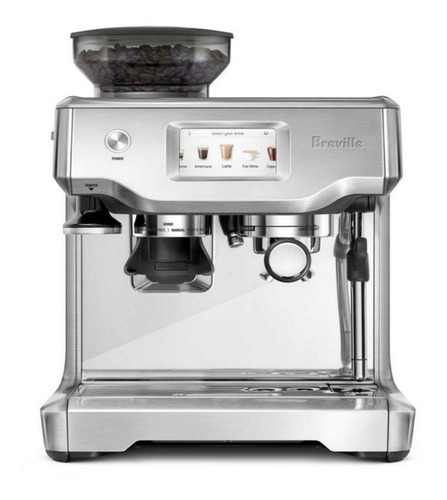 Cafetera Breville The Barista Touch BES880 super automática brushed stainless steel expreso 220V - 240V