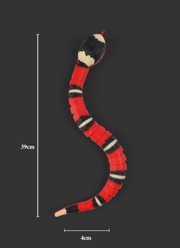 Imagen 6 de 8 de Serpiente Juguete Para Gatos Interactivo Sensor Obstáculos!