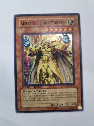 Kuraz The Light Monarch Super Raro Yugioh