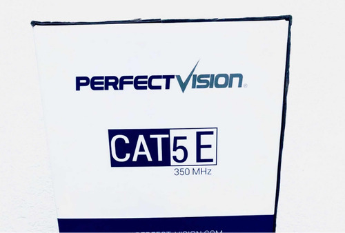 Bobina Cable Utp Perfect Vision 100% Cobre Interior Y Exter