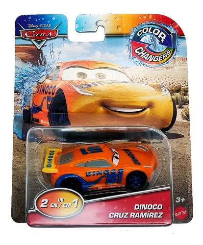 Cars Cruz Ramirez Dinoco Cambia Color Disney Color Changers