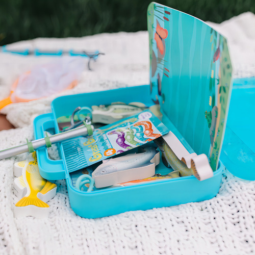 Melissa & Doug, Set De Juego De Pesca, 21 Piezas