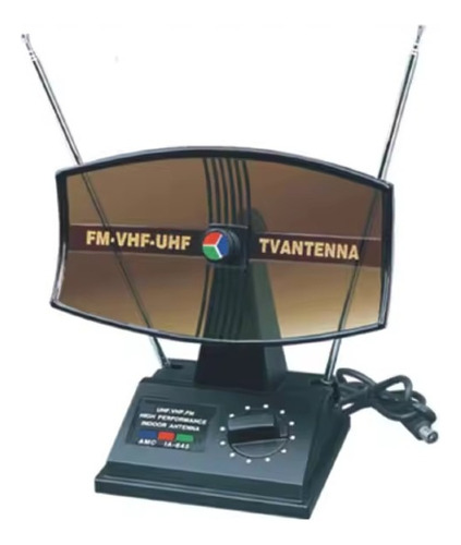 Antena Interna Universal Tv Uhf Vhf Radio Fm Mini Parabólica