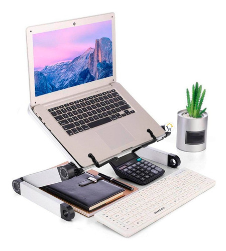  Mesa Plegable Portátil Laptop Ajustable Tablet Oficina T8