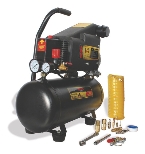 Compresor De Aire Libre De Aceite 1.5 Hp 12 Litros Mikels