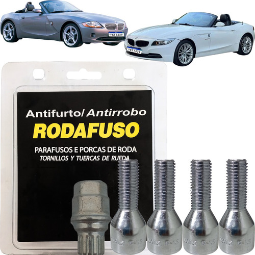 Parafuso Roda Cromado 22cra E Anti-furto Original Rodafuso