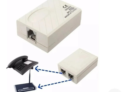 Filtro Adsl Splitter Telf Internet Aba Punto Vta