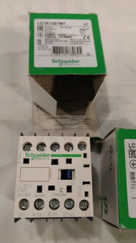 Contactor Schneider Lc1k1201m7 5.5kw 220vca