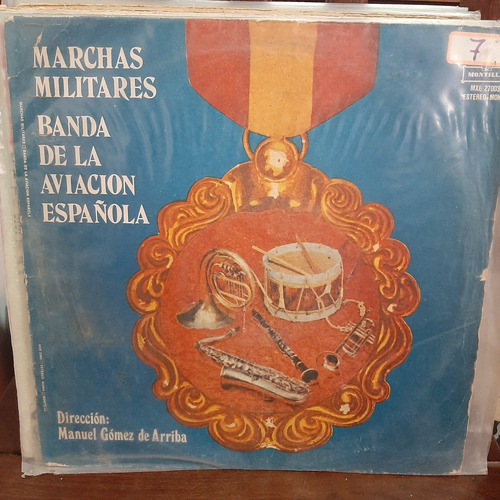 Vinilo Banda De La Aviacion Española Marchas Militares O2