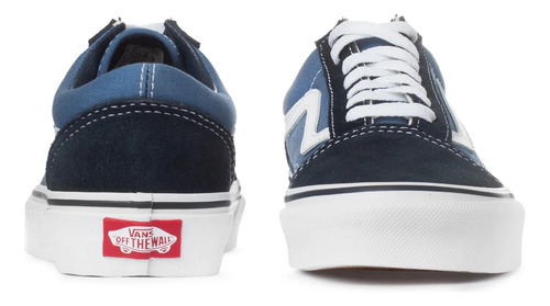 Tenis Vans Old Skool - 0d3hnvy - Azul Acero - Unisex