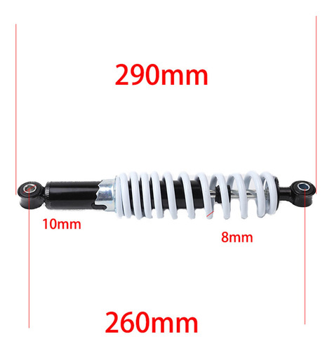 Amortiguador De Motocicleta Genérico Amortiguador De 260 Mm