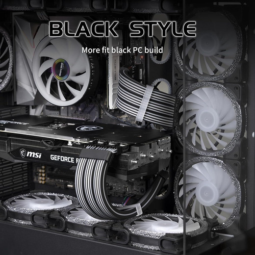 Cable Rgb Sirlyr De 24 Pines, Extensiones De Cables Rgb Psu,
