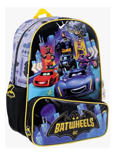 Mochila Batwheels Original 16  Superheroes Original