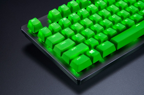 Razer Pbt Keycap Upgrade Set Green - Para Teclados Mecânicos