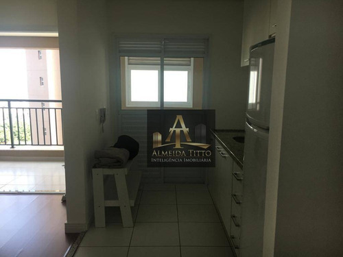 Imagem 2 de 15 de Apartamento Com 1 Dormitório Para Alugar, 44 M² Por R$ 2.500,00/mês - Empresarial 18 Do Forte - Barueri/sp - Ap3473