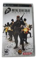 Comprar Metal Gear Solid Portable Ops Para Psp Formato Fisico