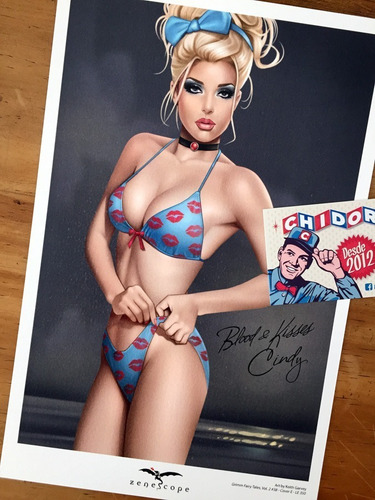 Mini Print - Zenescope Keith Garvey Grimm Fairy Tales Bikini