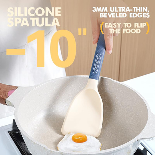 Espátula De Silicona Pequeña Para Cocinar, Turner Flexible B