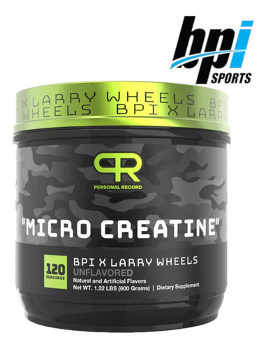 Bpi Sports X Larry Wheels Creatina Micronizada 120 Serv Sabor Sin Sabor