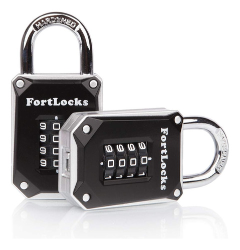 Paquete De 2 Candados Para Casilleros De Gimnasio Fortlocks 