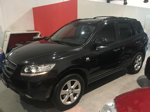 Hyundai Santa Fe 2.7 V6 7as Pre A - 2008 - Negro