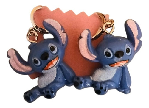 Aros Stitch Azul Acero Quirúrgico Lil Y Stitch Kawai Minions