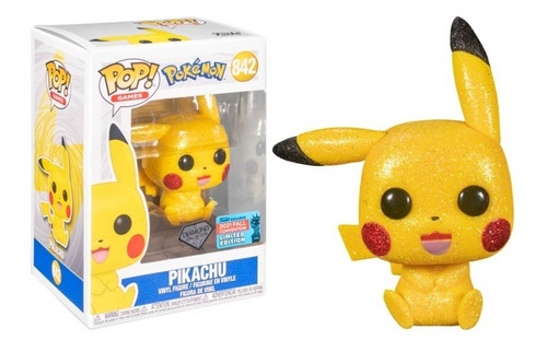 Funko Pop Pikachu #842 Diamond 2021 Nycc Convention Exclusi