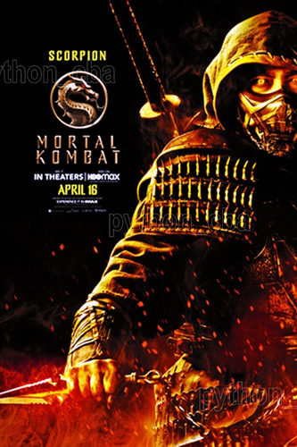 Pósters Película Mortal Kombat - 2021 - 120x85 - Personajes