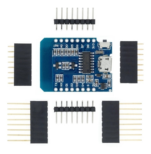 Imagen 2 de 2 de 3 Wemos D1 Mini Arduino Esp8266 Esp12f