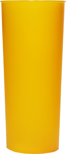Kit 300 Copos Ecológicos Long Drink 350ml - Novidade! Cor Amarelo