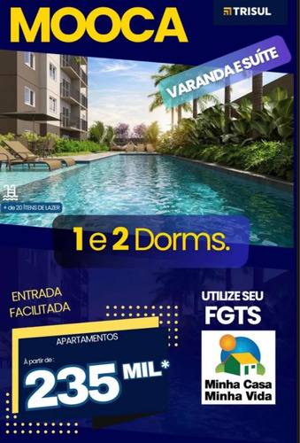 Lançamento Mooca - 1 E 2 Dormitórios Com Varanda E Suíte*
