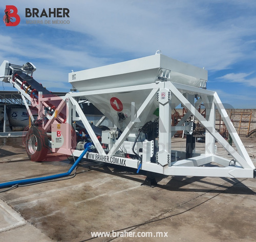 Imagen 2 de 10 de Dosificadora De Concreto, Planta Móvil Banda Plegable Minera