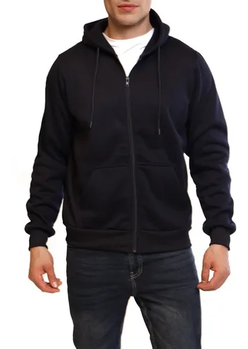 Sudadera Stretch Para Hombre Con Capucha Chili Beans Hoodie Basico Color  Azul Marino