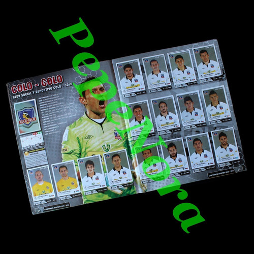 Imagen 4 de 6 de ¬¬ Álbum Fútbol Chile Campeonato 2013 - 2014 Panini Pegar Zp