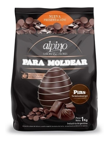 6kg Chocolate Para Huevo De Pascua Cobertura Alpino S/amargo