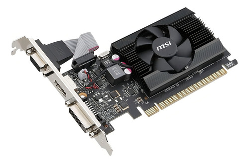Tarjeta De Video Nvidia Msi Geforce Gt 710 2gd3 Lp 2gb
