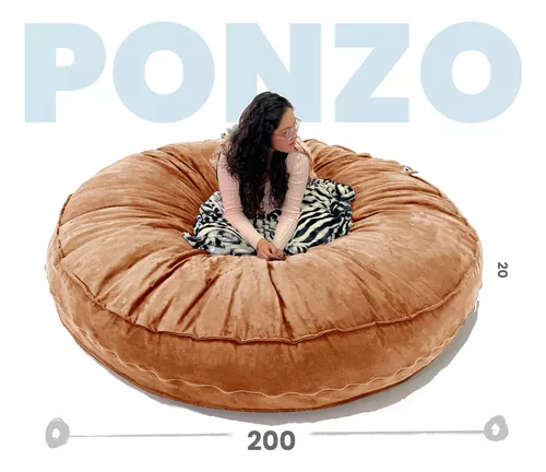 Mega Puff Cama King Size 2 Metros Gigante Ponzo