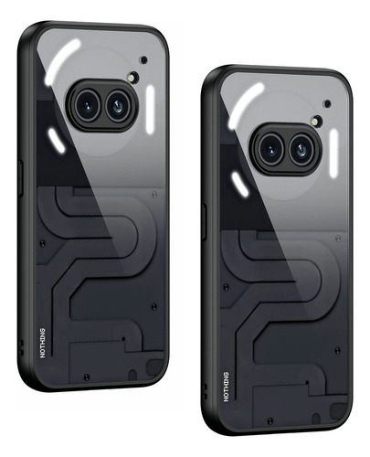 2×funda Teléfono For Nothing Phone 2a, Hidrófoba, Antidecol