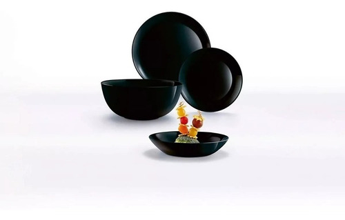 Juego 18 Platos Luminarc Diwali Vidrio Templado Cuotas