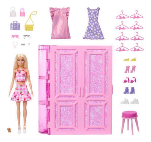 Barbie Closet De Los Suenos Con Muñeca Mattel