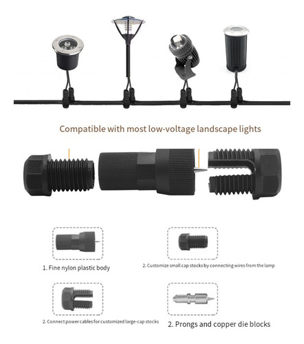 Conector De Cable De 10 Piezas, Conectores De Iluminación De