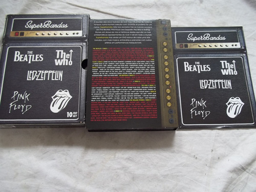 Box Dvd - Super Bandas - The Beatles The Who Led Zeppelin