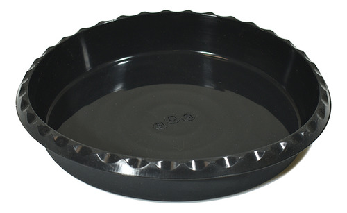 Tartera Silicona Freidora De Aire Airfryer 18cm Redonda Color Negro