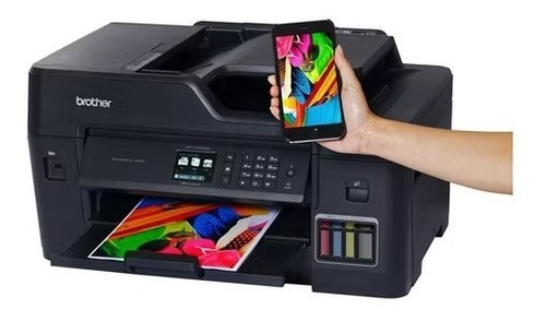 Brother Mfc-t4500dw Multifuncional Tinta A Color A3 Dúplex Adf Wifi Y Red Ethernet Color Negro 220v