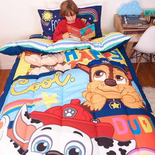 Acolchado Infantil Piñata Disney Marvel Cars Diseño De La Tela Paw Patrol