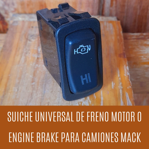 Suiche Freno De Motor Universal Camiones Mack Switch 3 Pases