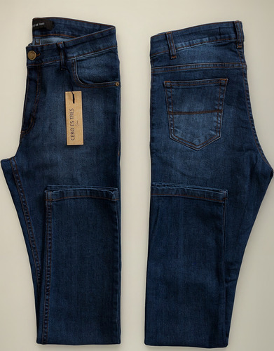 Jean Regular Fit Hombre Toscana Cero Es Tres