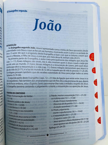 Bíblia Sagrada Da Família Capa Dura Com Índice Lateral Almeida Revista E Atualizada
