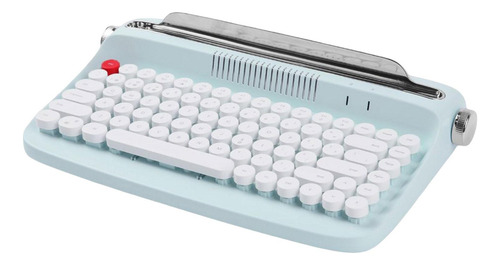 Teclado De Máquina De Escribir 84 Teclas Verde Claro