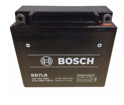 Bateria Bosch Moto Bb7lb = 12n7a-3a = Yb7bl-a